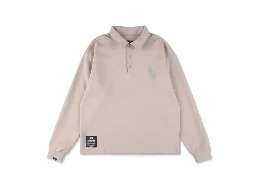 WIND AND SEA S_E_A Tactical L/S Polo "C.Gray"