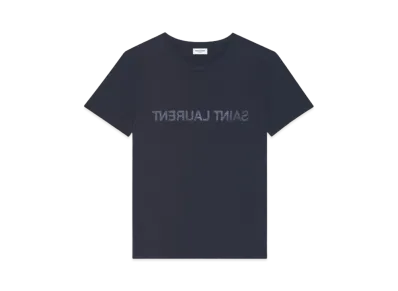 Saint Laurent Women's Saint Laurent Reverse T-shirt "Navy"