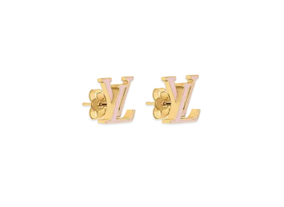 Louis Vuitton LV Iconic Enamel Earrings "Pink"