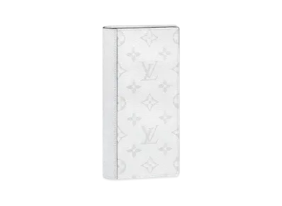 Louis Vuitton Brazza Wallet NM Taigarama "Optic White"
