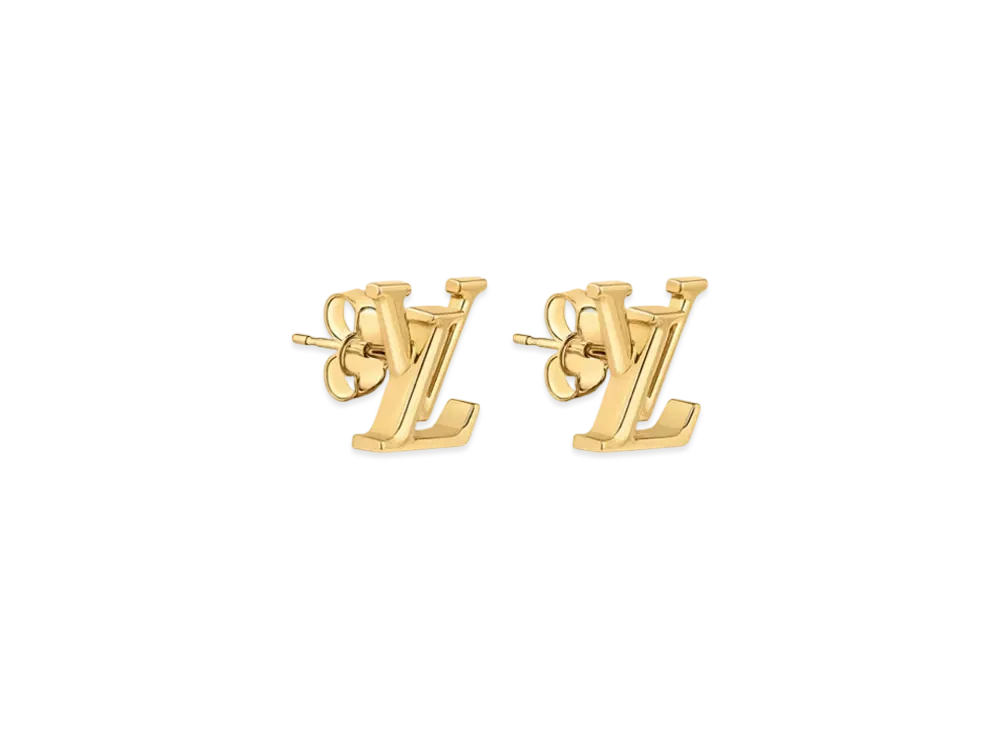 Louis Vuitton LV Iconic Enamel Earrings "Gold"