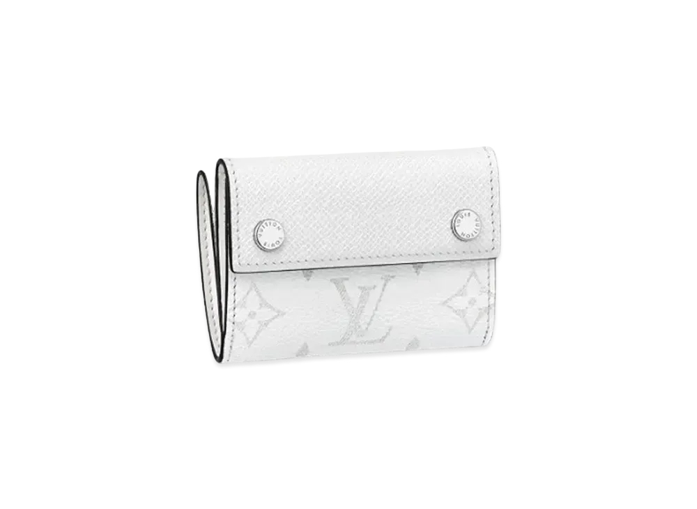 Louis Vuitton Discovery Compact Wallet Taigarama "Optic White"