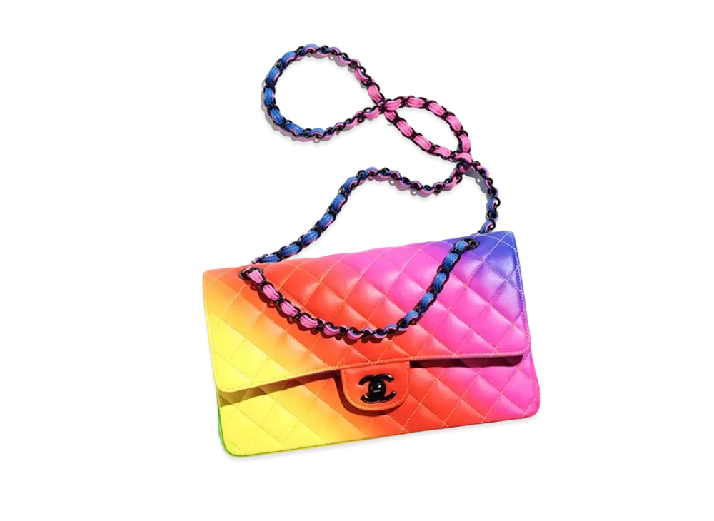CHANEL Classic Handbag Calfskin "Multicolor"