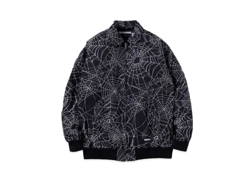 NEIGHBORHOOD Spiderweb Work Jacket "Black"