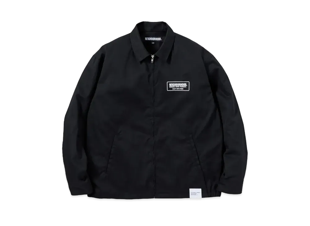 NEIGHBORHOOD Zip Work Jacket "Black"