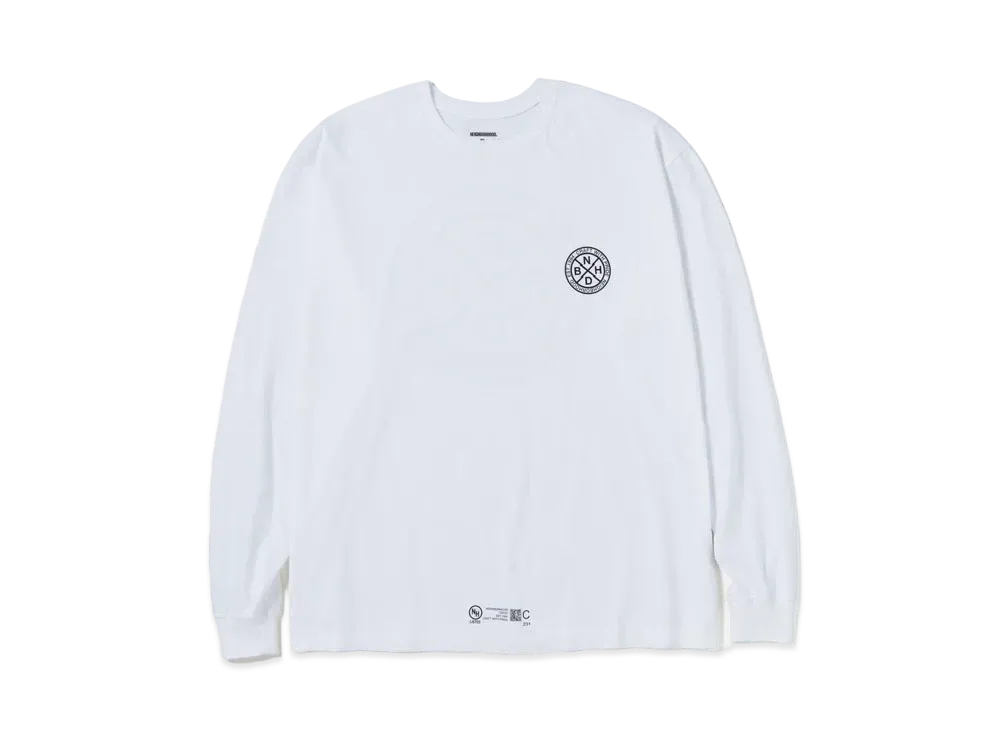 NEIGHBORHOOD NH . Tee LS-3 "White"