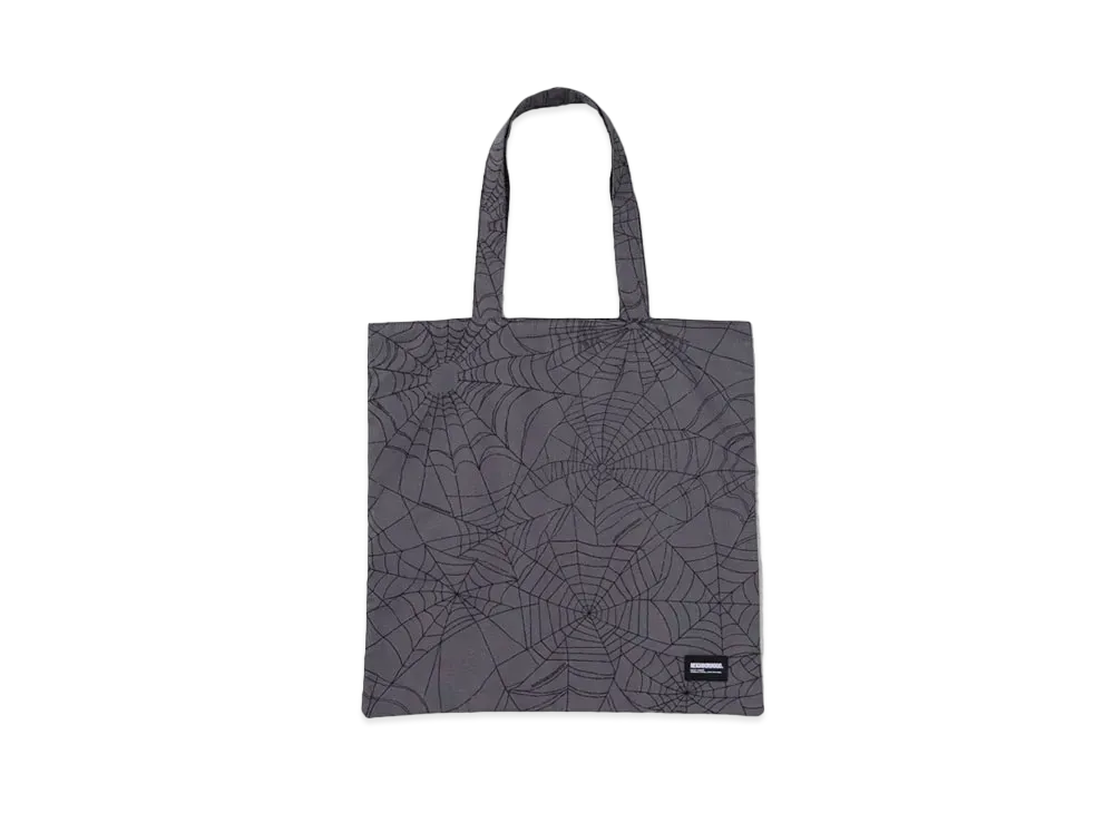 NEIGHBORHOOD Spiderweb Tote Bag "Gray"