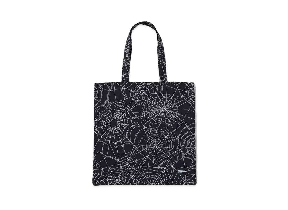 NEIGHBORHOOD Spiderweb Tote Bag "Black"
