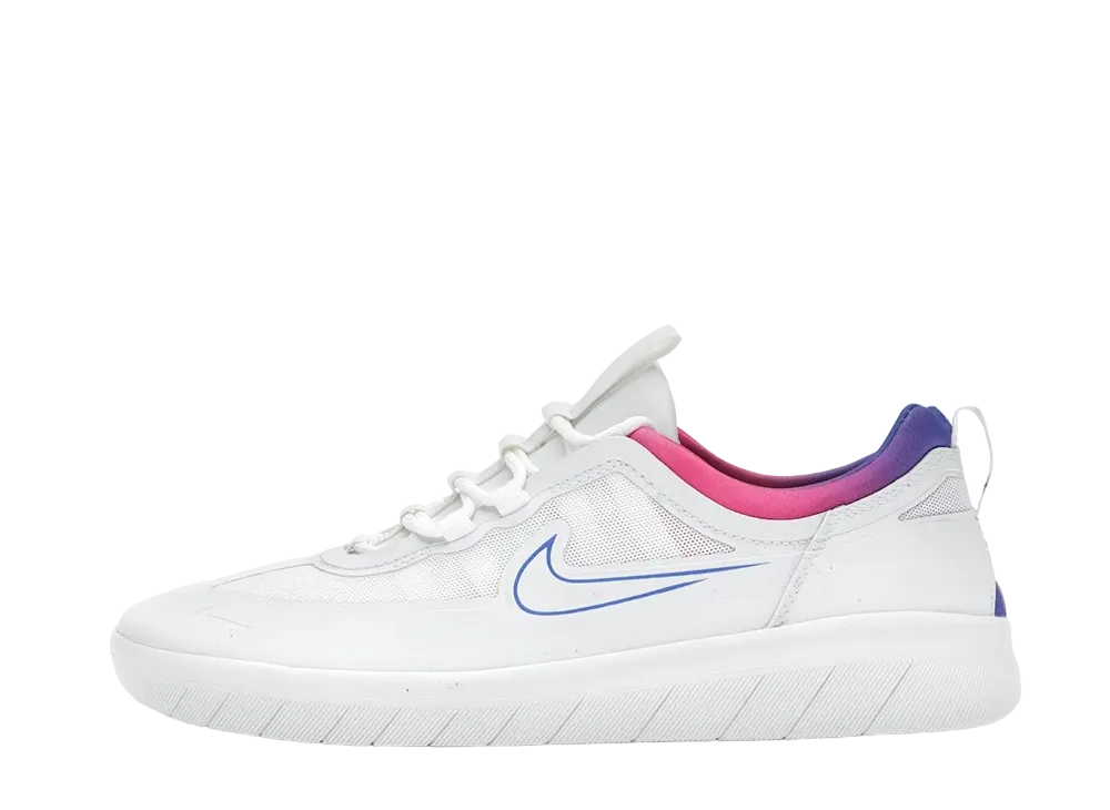 Nike SB Nyjah Free 2 "Summit White/Pink Blast Racer Blue"