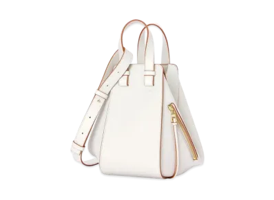 LOEWE Small Hammock Bag In Soft Grained Calfskin "Soft White"