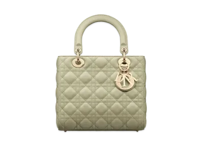 Dior Medium Lady Dior Bag Cannage Lambskin "Sage Green"