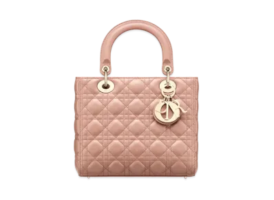 Dior Medium Lady Dior Bag Cannage Lambskin "Brush"