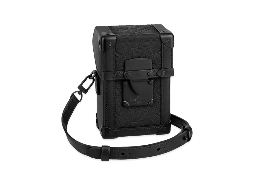 ルイヴィトン ヴェルティカル トランク・ウエアラブル ウォレット トリヨン・モノグラム レザー "ノワール" M82070