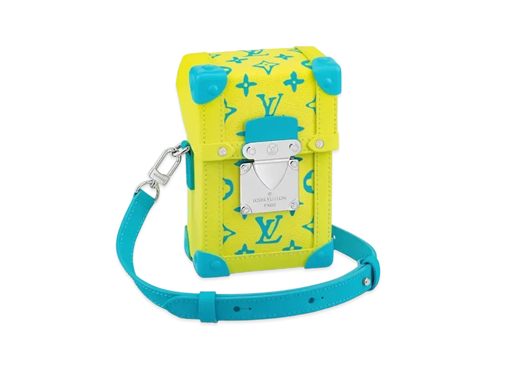 Louis Vuitton Vertical Trunk Wearable Wallet Monogram Playground "Lime"