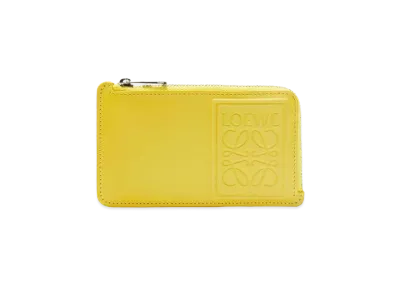 LOEWE Coin Cardholder In Satin Calfskin "Yellow"