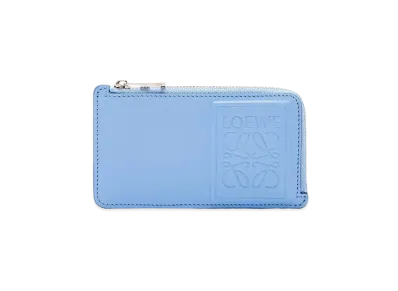 LOEWE Coin Cardholder In Satin Calfskin "Olympic Blue"