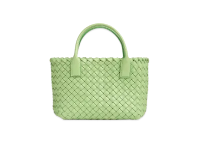 Bottega Veneta Mini Cabat "Pistachio"