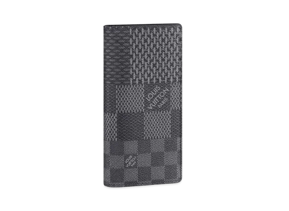 Louis Vuitton Brazza Wallet NM Damier Graphite