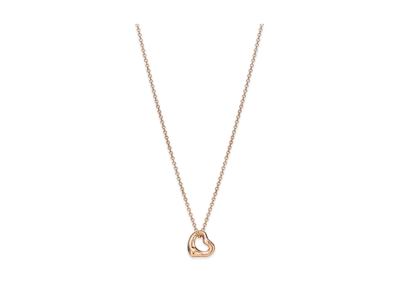 Tiffany & Co. Elsa Peretti Open Heart Pendant "Rose Gold"