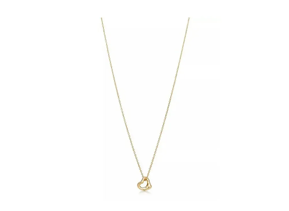 Tiffany & Co. Elsa Peretti Open Heart Pendant "Yellow Gold"