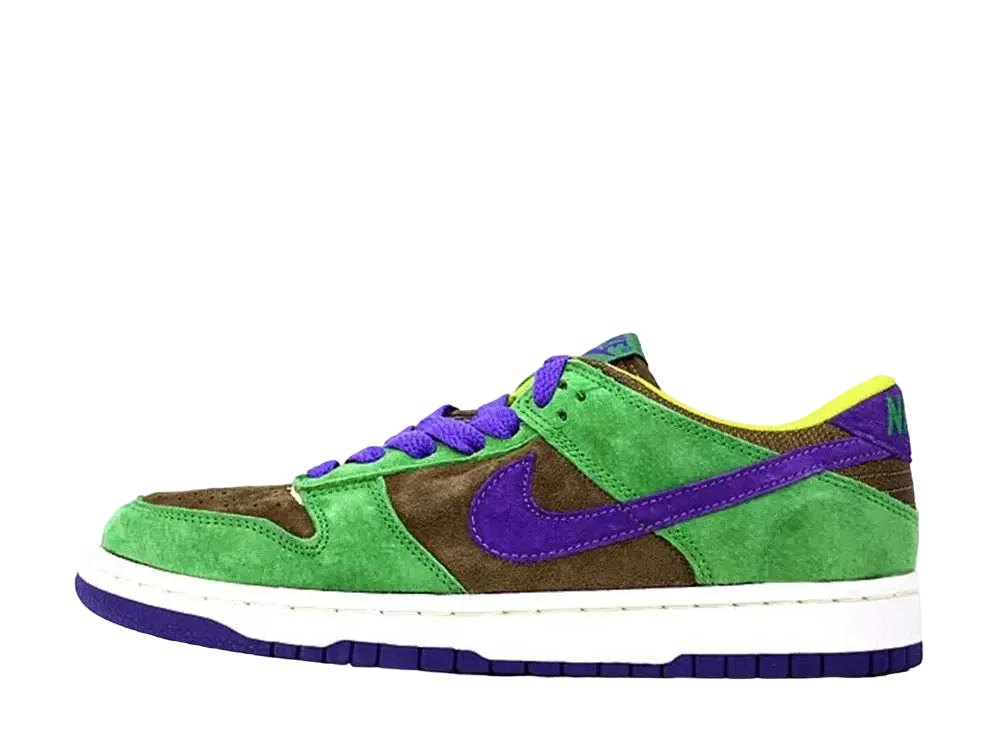 Nike Dunk Low Pro B "Veneer/Deep Purple-Autumn Green"