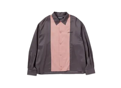 NEIGHBORHOOD Bicolor Rayon Shirt LS "Gray"