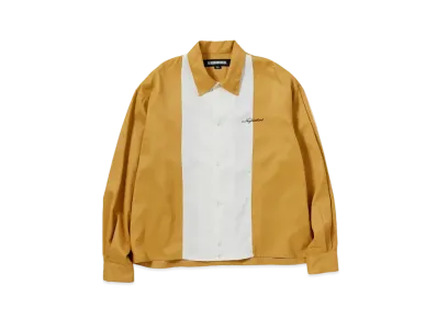 NEIGHBORHOOD Bicolor Rayon Shirt LS "Yellow"