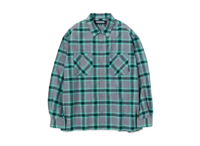 NEIGHBORHOOD Neoncheck Shirt LS "Green"