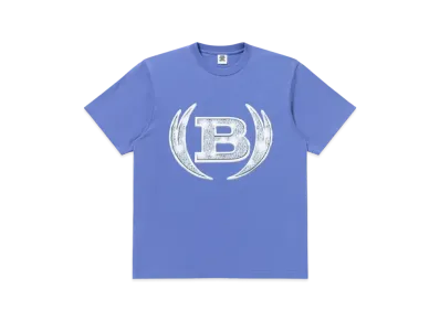 Black Eye Patch Iced Out Winged Logo Tee "Lavender"