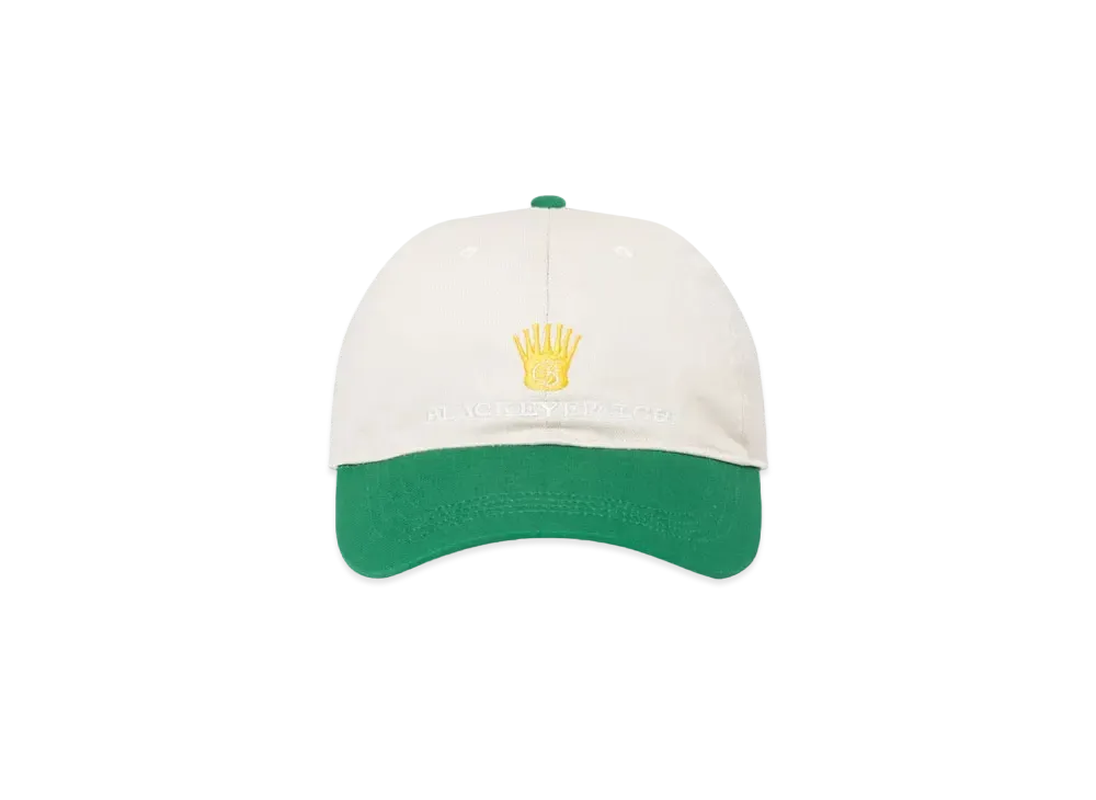 Black Eye Patch Royal Crown Logo Cap "White/Green"