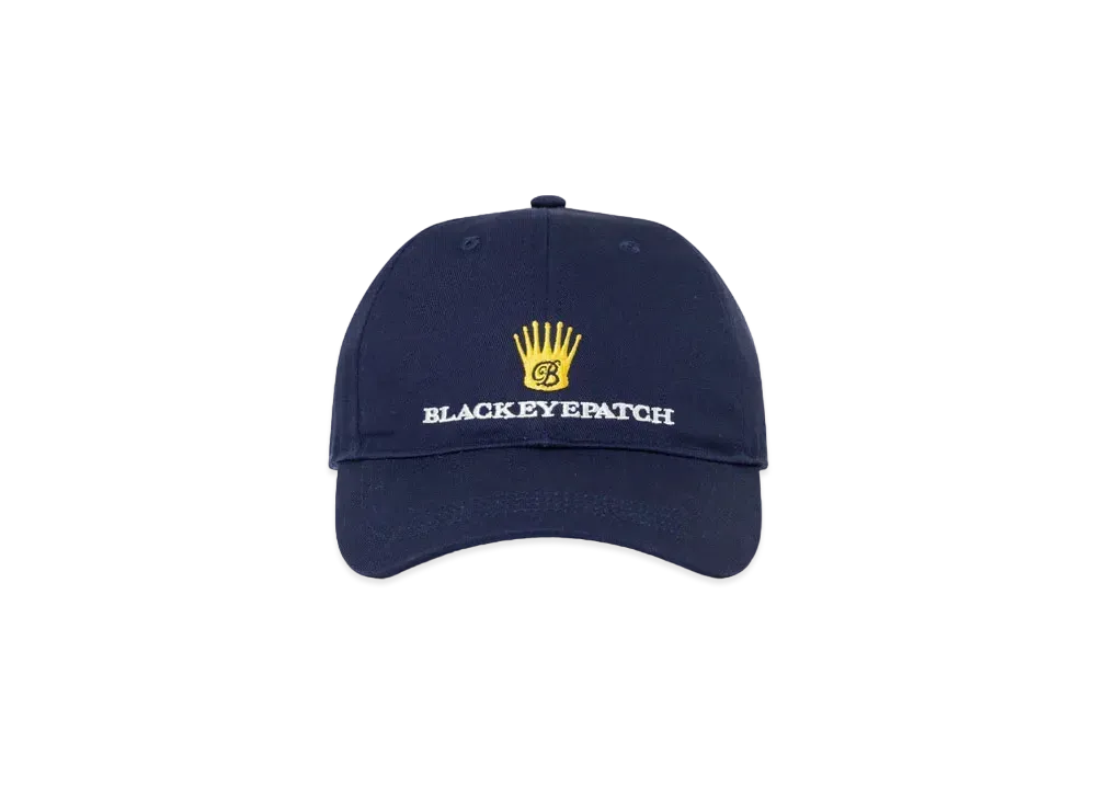 Black Eye Patch Royal Crown Logo Cap "NAVY"