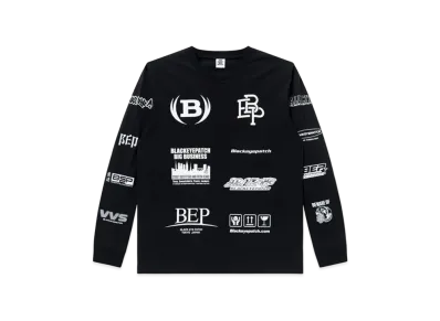 Black Eye Patch Multi Logo L/S Tee "Black"