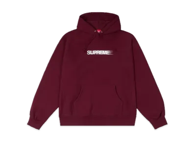 Supreme Motion Logo Hooded Sweatshirt "Burgundy" (23SS)