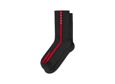 PRADA Technical Yarn Ankle Socks "Black"