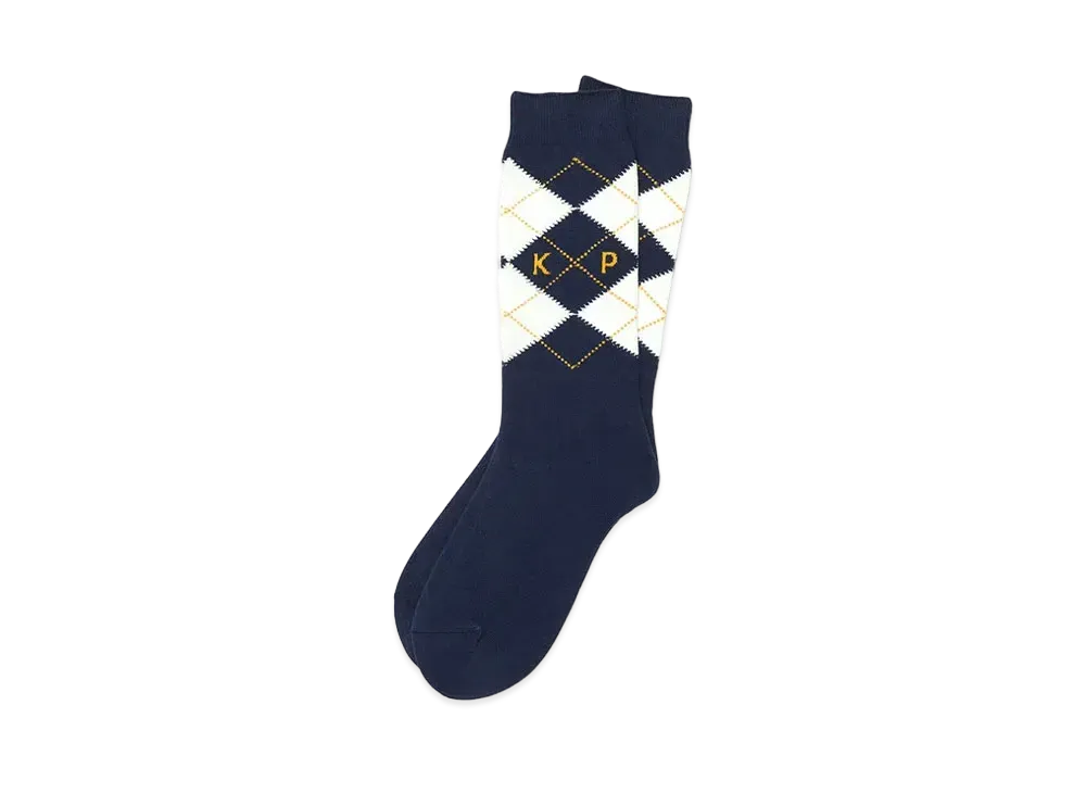 KENZO 'KP' Socks "Midnight Blue"