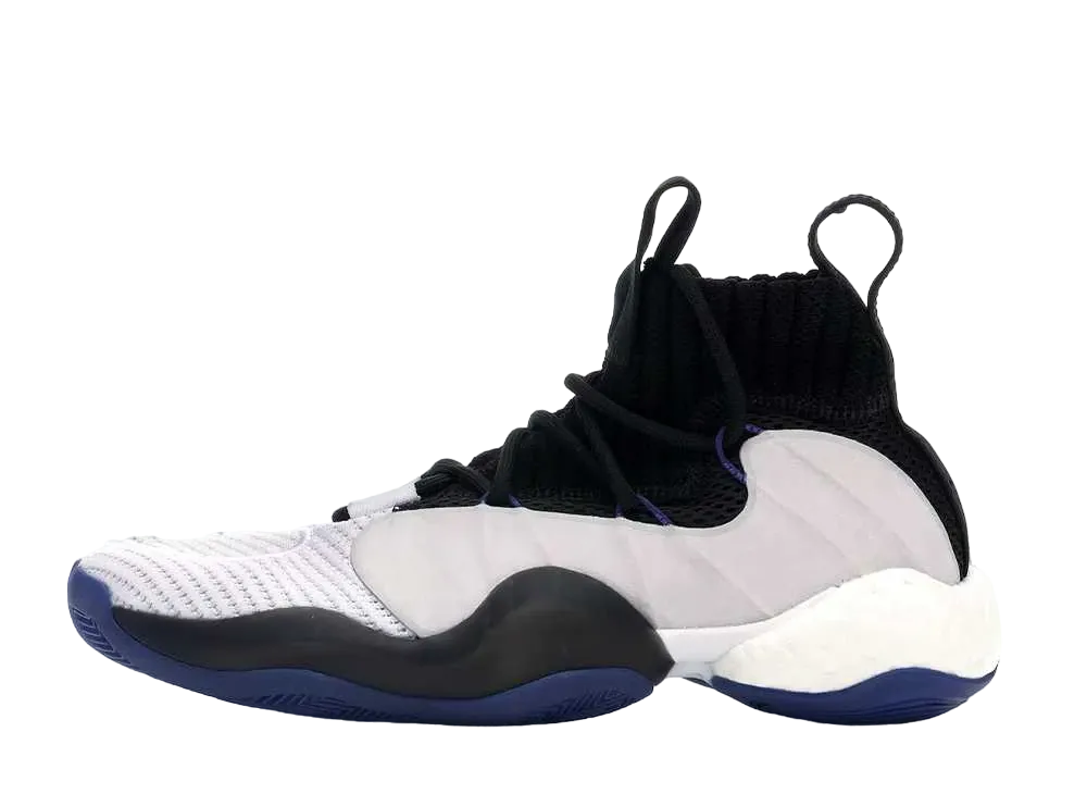 アディダス クレイジー BYW X "ブラック ホワイト パープル"