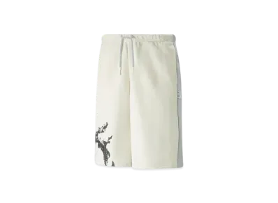 PUMA x FINAL FANTASY XIV Men's Esports Sweatpants Bermuda "Whisper White Platinum Gray"