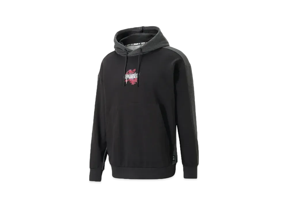PUMA x FINAL FANTASY XIV Unisex Esports Icon Hoodie "Puma Black Flat Dark Gray"