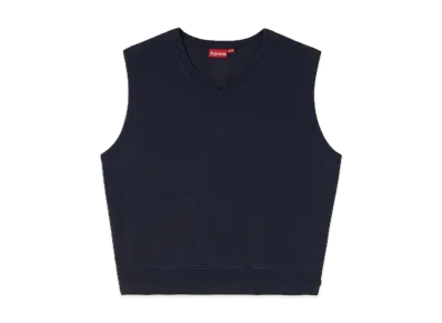Supreme Sweatshirt Vest "Navy"