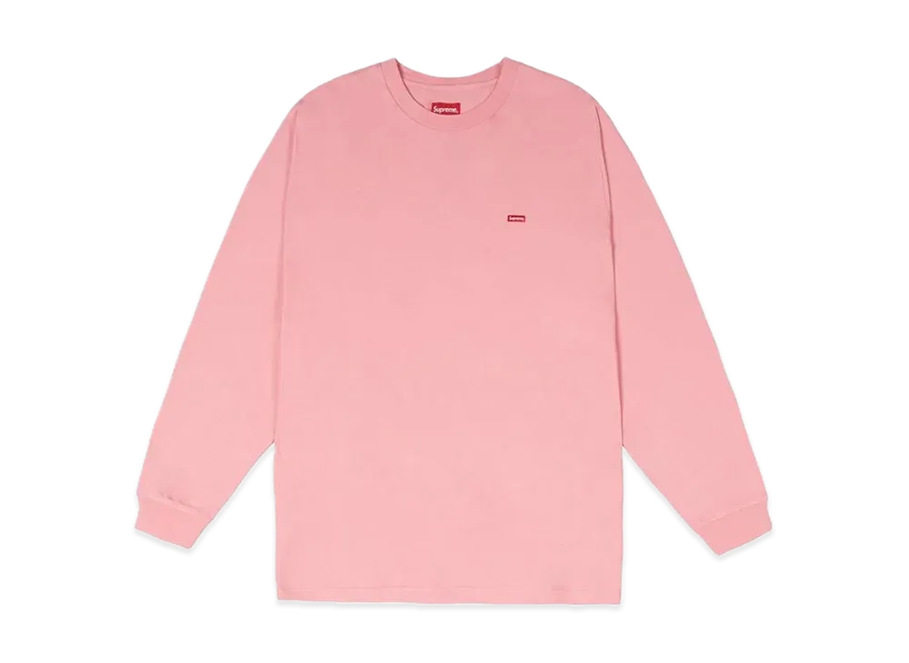 Supreme Small Box L/S Tee "Pink"(23SS)