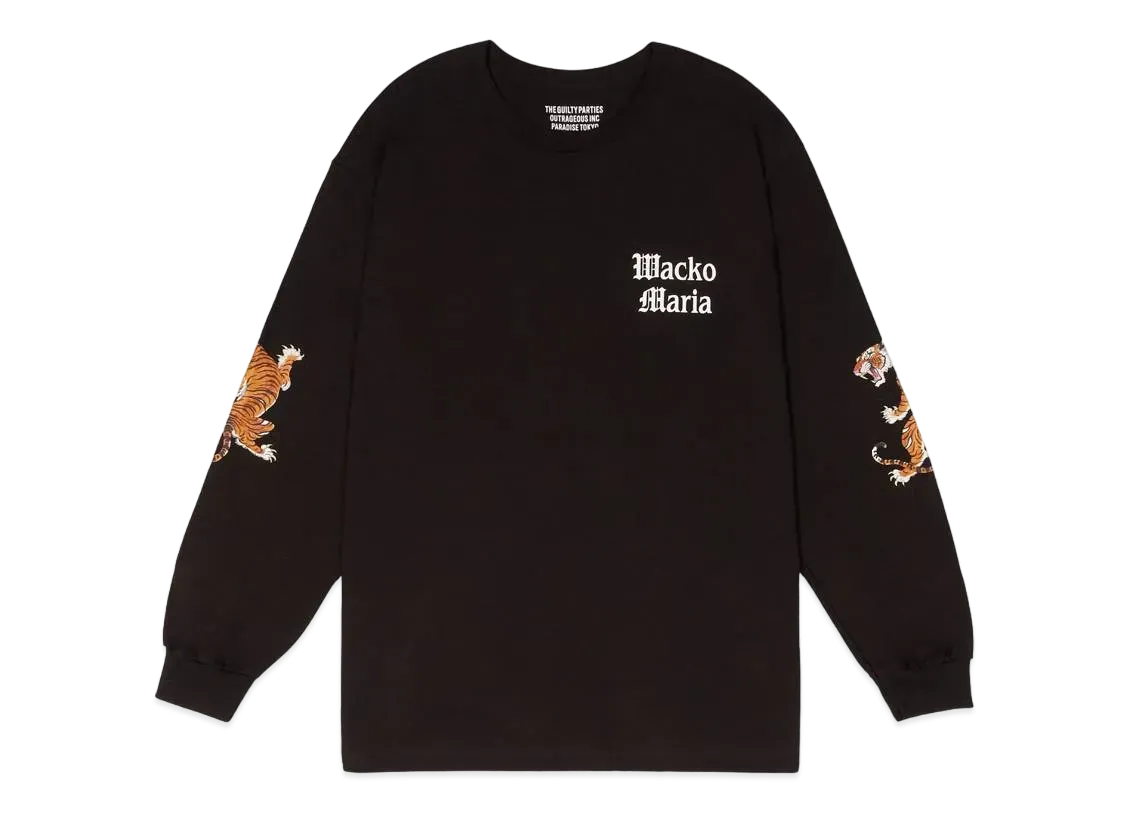WACKO MARIA Tim Lehi / Long Sleeve T-shirt "Black"