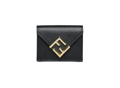 FENDI FF Diamonds Wallet Leather "Black"