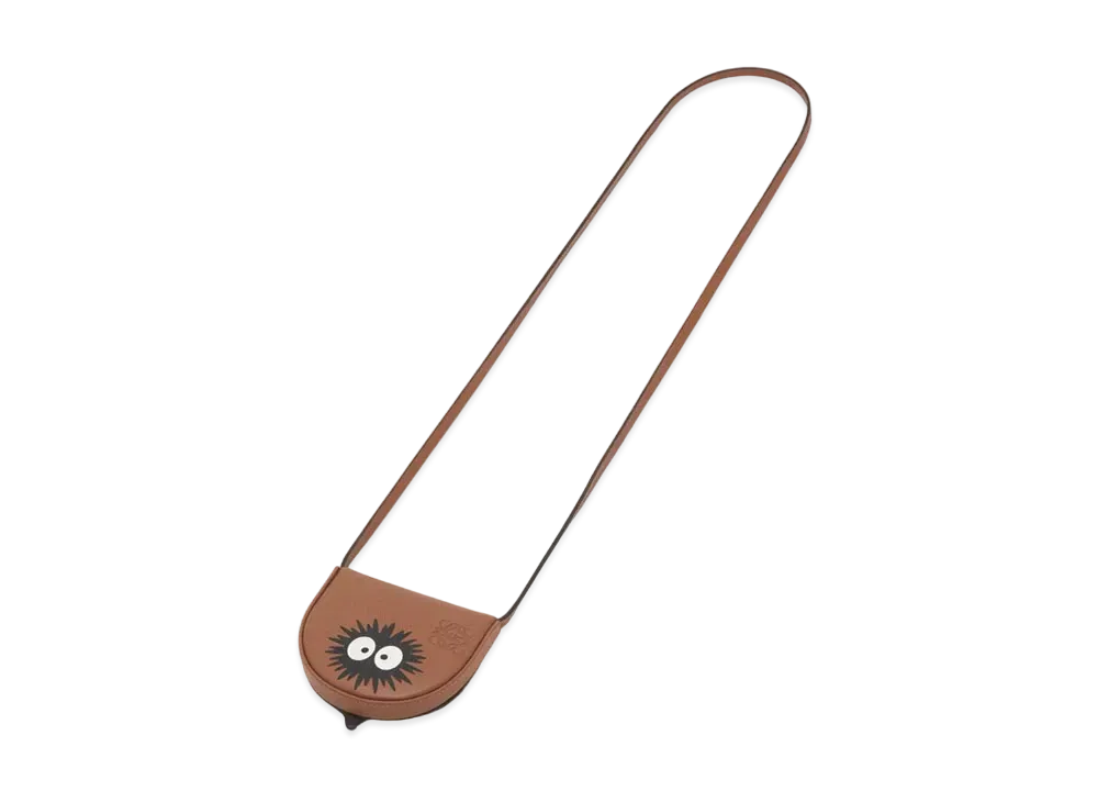 LOEWE x My Neighbor Totoro Dust Bunnies Heel Pouch Mini "Tan/Black"