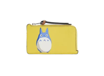 LOEWE x My Neighbor Totoro Coin Cardholder In Classic Calfskin "Yellow"