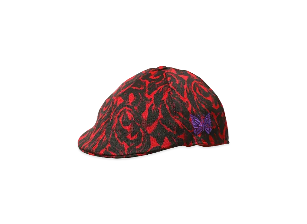 Needles x BARACUTA Hunting Cap - Poly Jq. "Red"