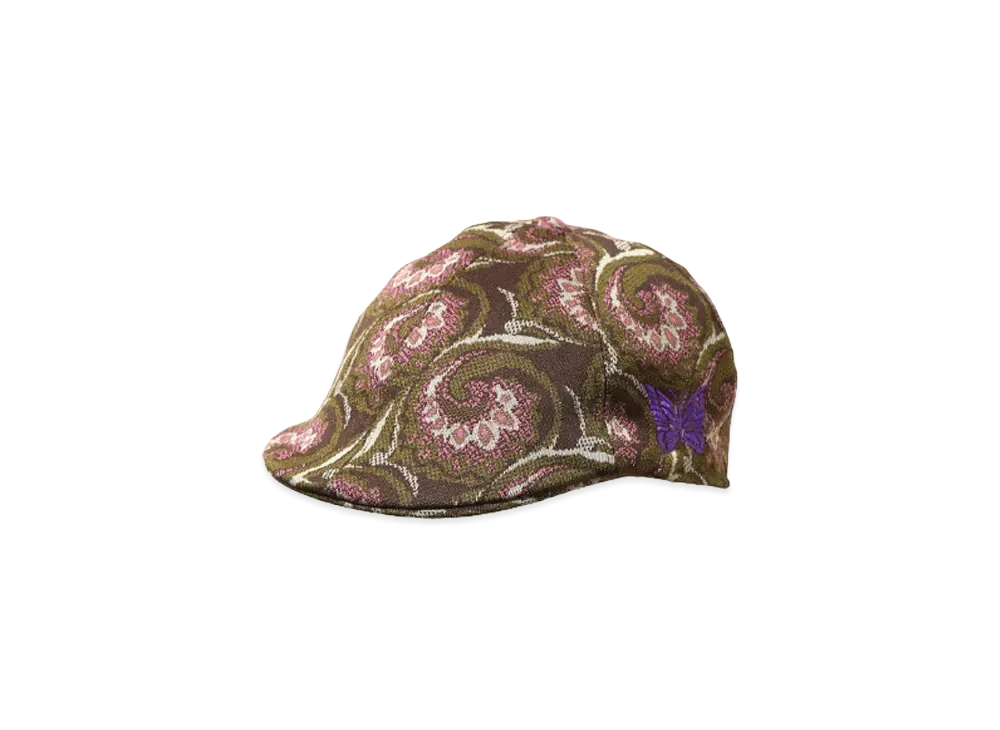 Needles x BARACUTA Hunting Cap - Poly Jq. "Dk.Brown"