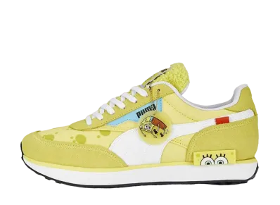 Spongebob Squarpants × Puma Future Rider "Yellow/White"