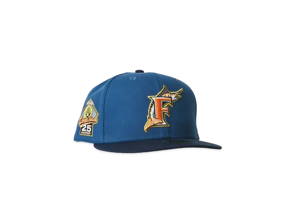 NEW ERA Florida Marlins 25th anniversary "BLUE×NAVY"