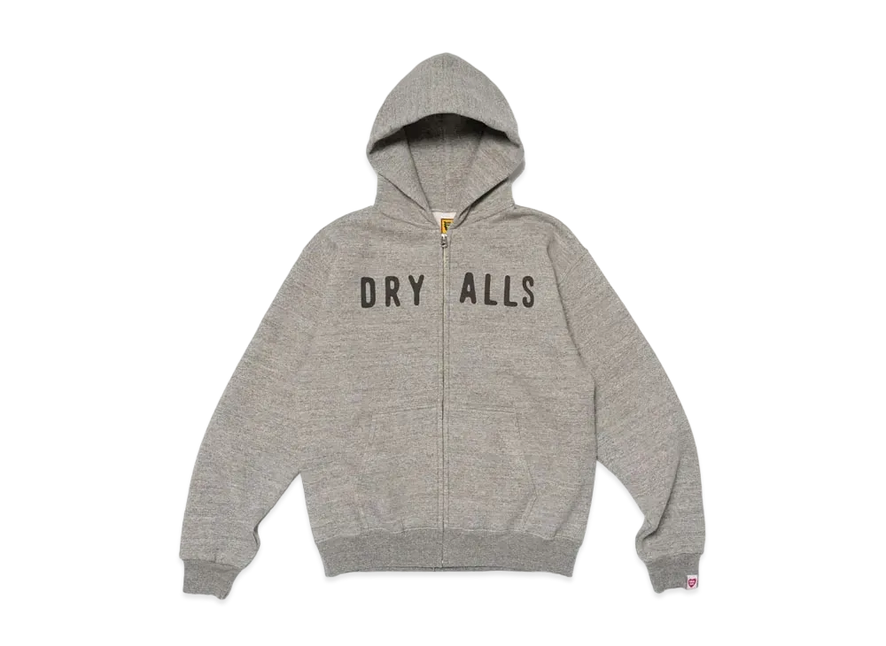 HUMAN MADE Zip-Up Sweat Hoodie "Gray"