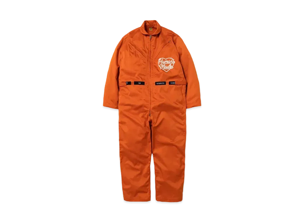 Human Made オレンジ オーバーオール Human Made オレンジ オーバーオール